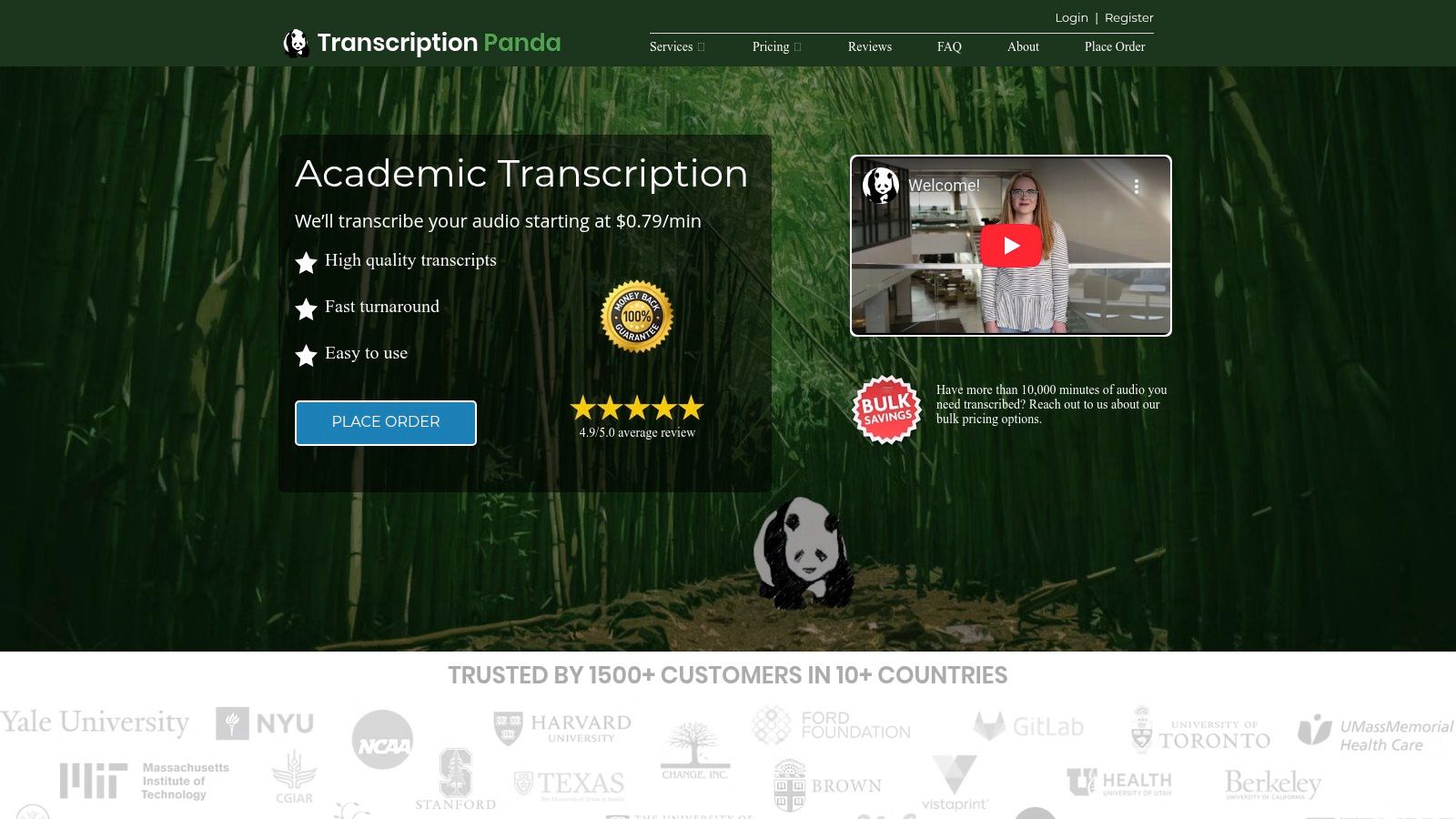 Transcription Panda