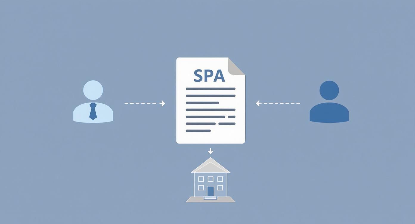 Infographic about what is a stock purchase agreement