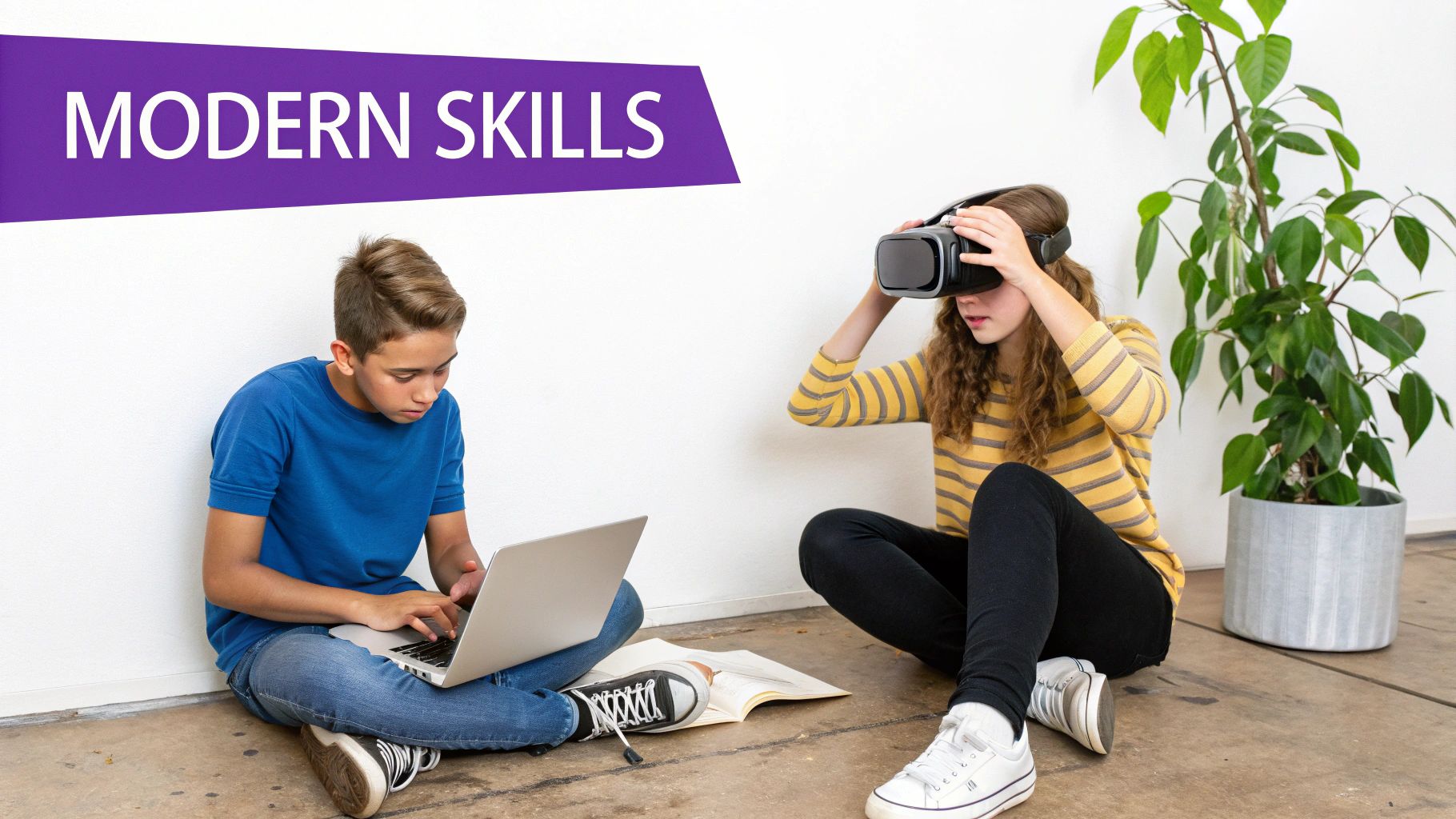 A world map made of icons representing math, science, and reading, symbolizing global education assessment.