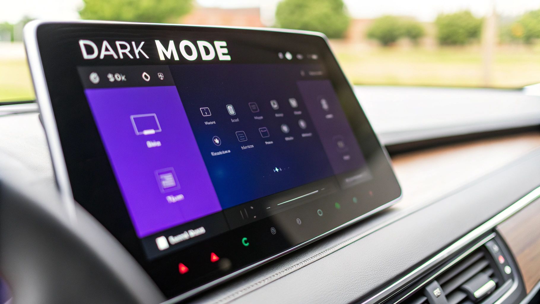 Dark Mode with Neon Accents Palette