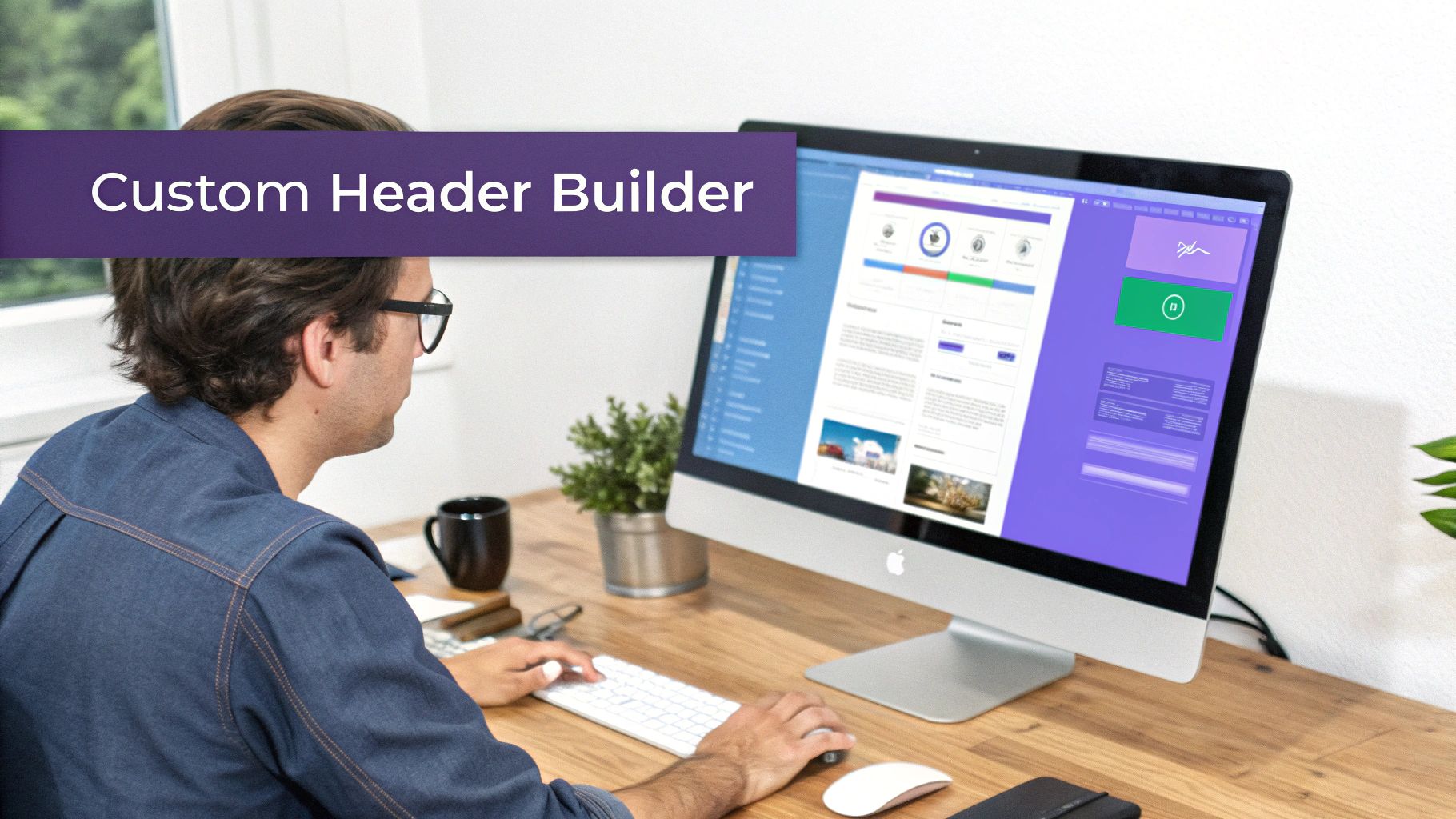 A code editor showing the header.php file of a WordPress theme.