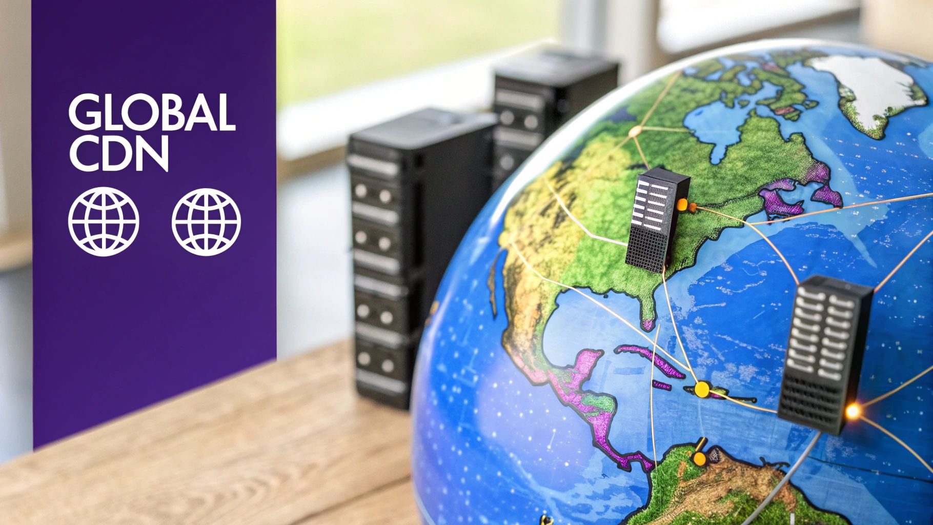 Illustration of a Content Delivery Network (CDN)
