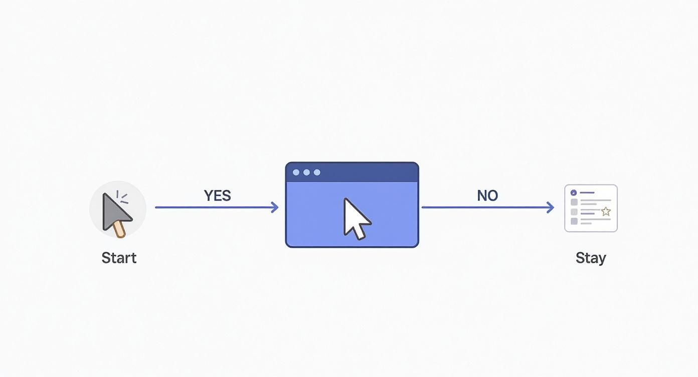 Infographic about pop up on exit