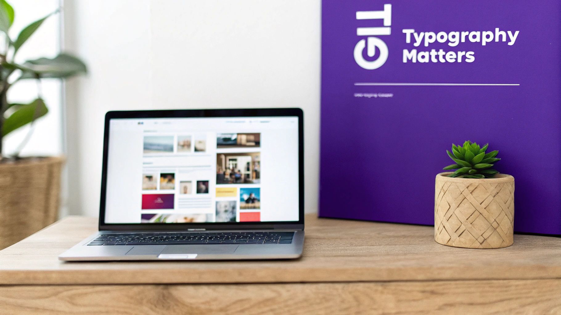 A collection of different fonts and typography styles arranged in a visually appealing grid.