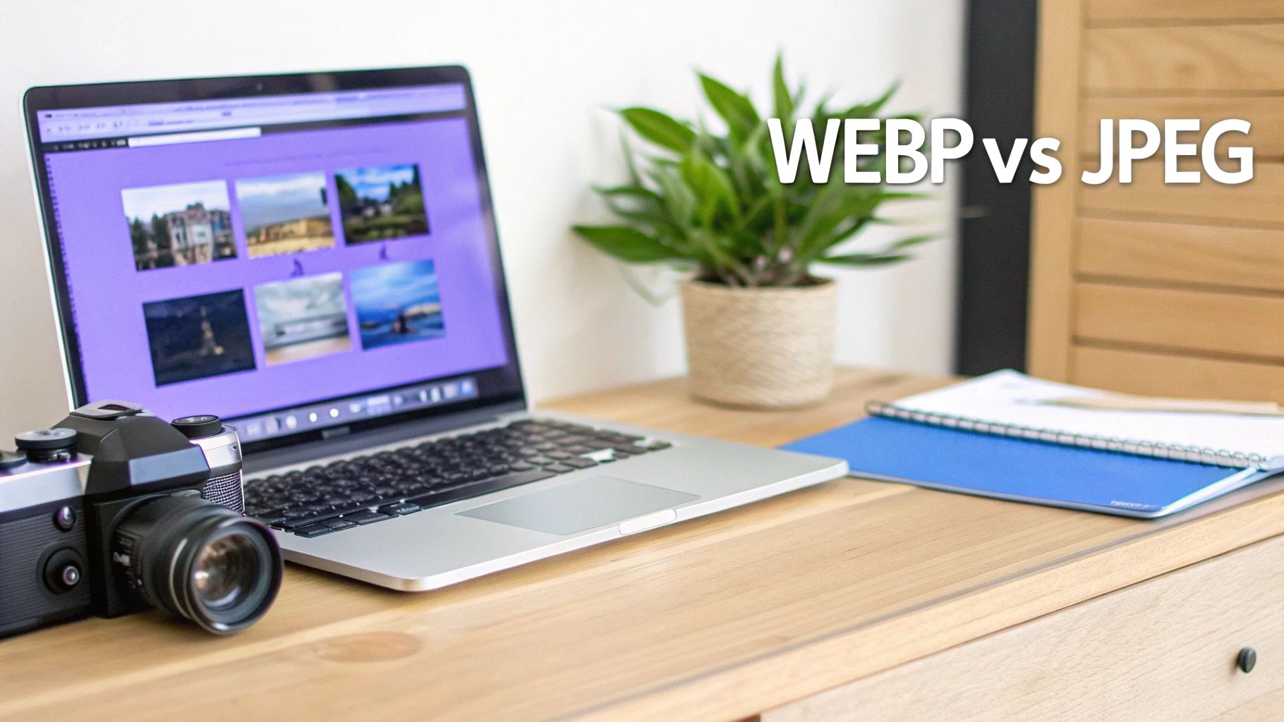 WebP vs JPEG logos side by side