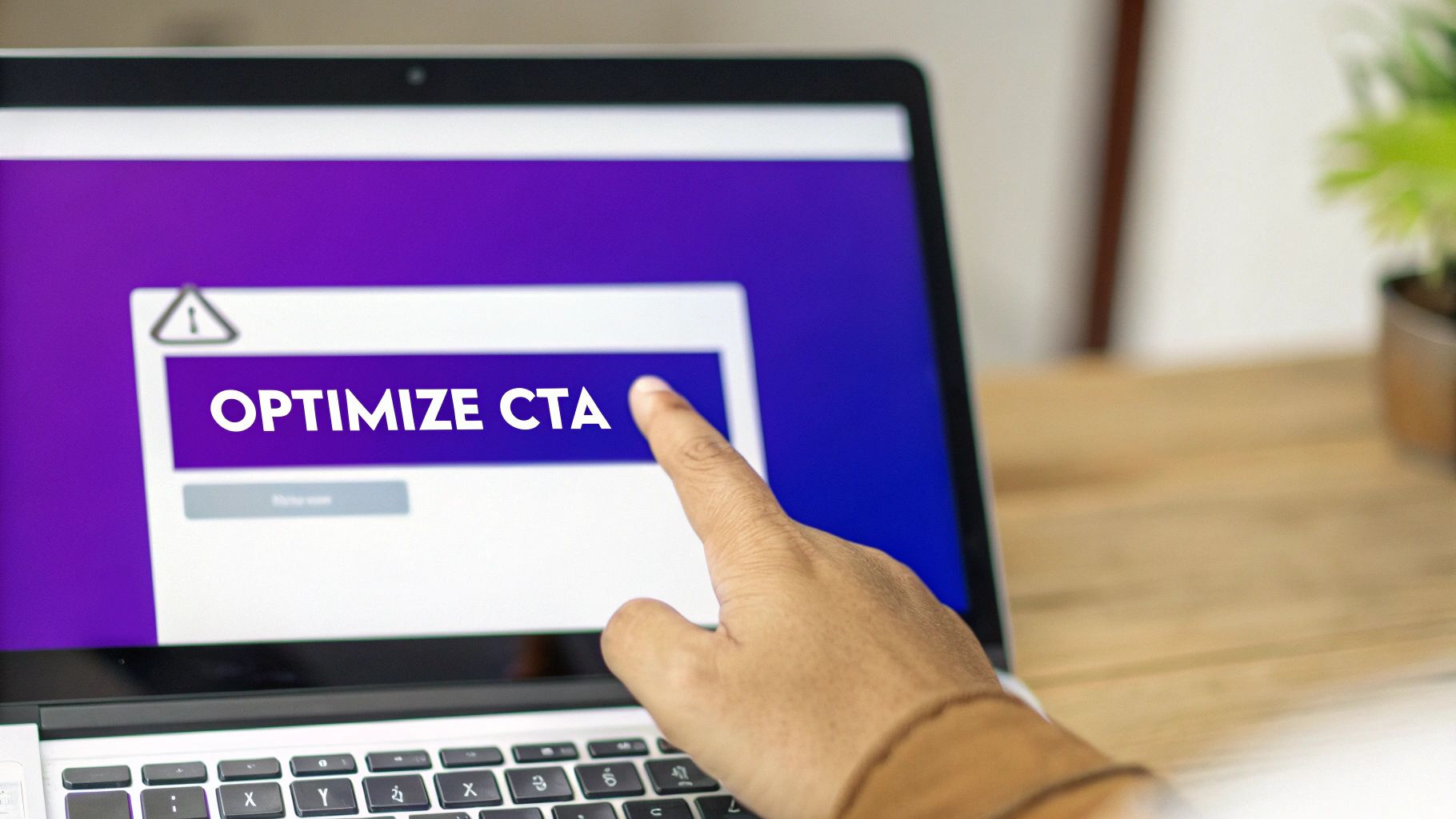 Infographic showing key data about optimizing CTA buttons