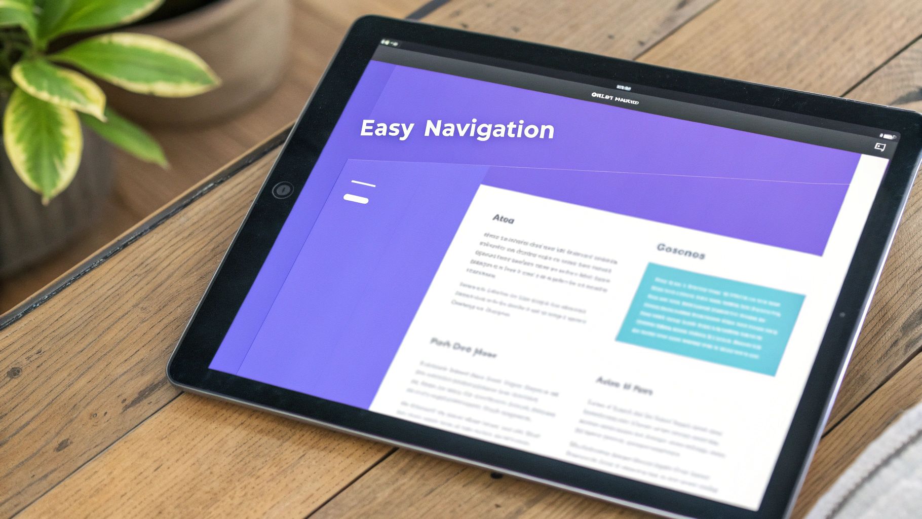 Simplified and Intuitive Navigation
