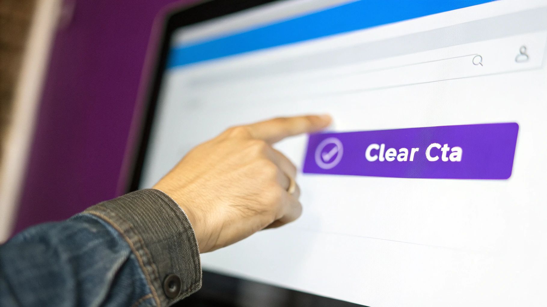 A stylized image showing a website loading quickly with speed lines and a upward-trending conversion rate graph.