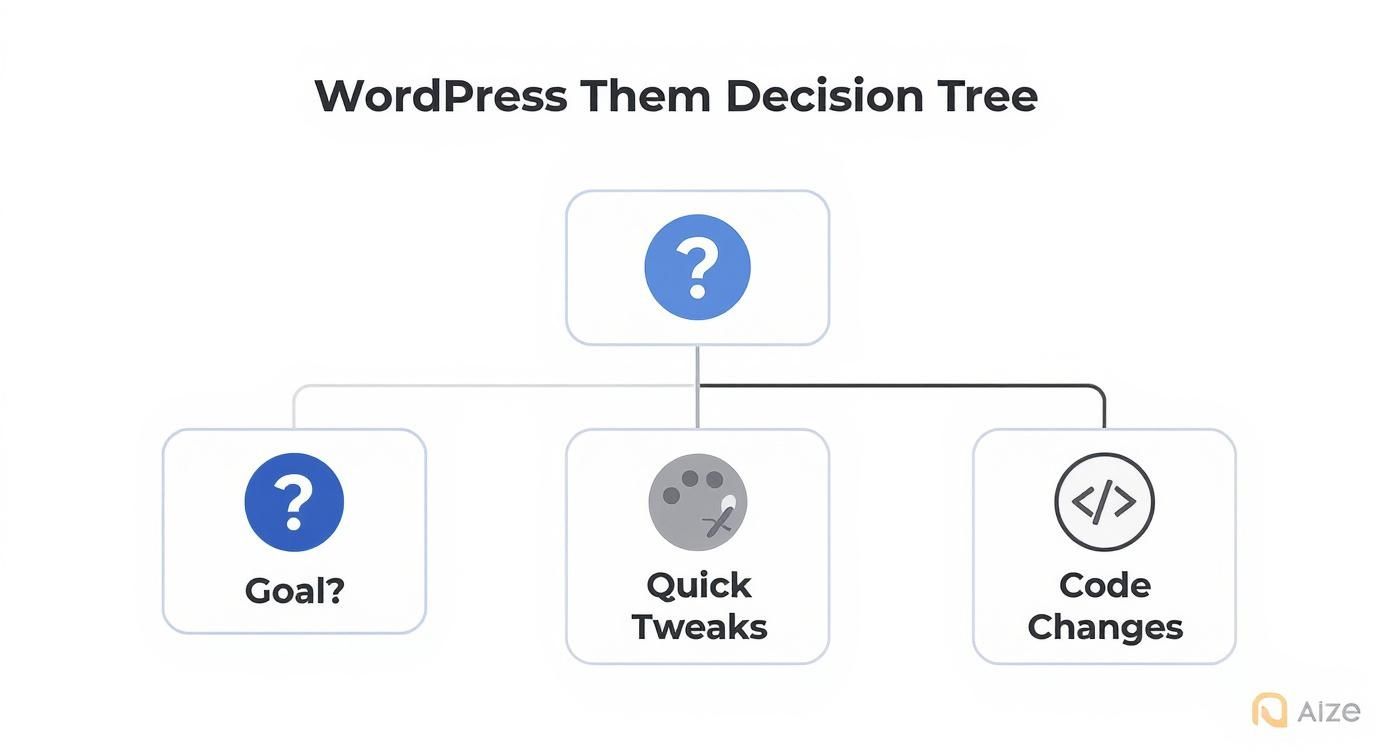 Infographic about how to edit theme in wordpress