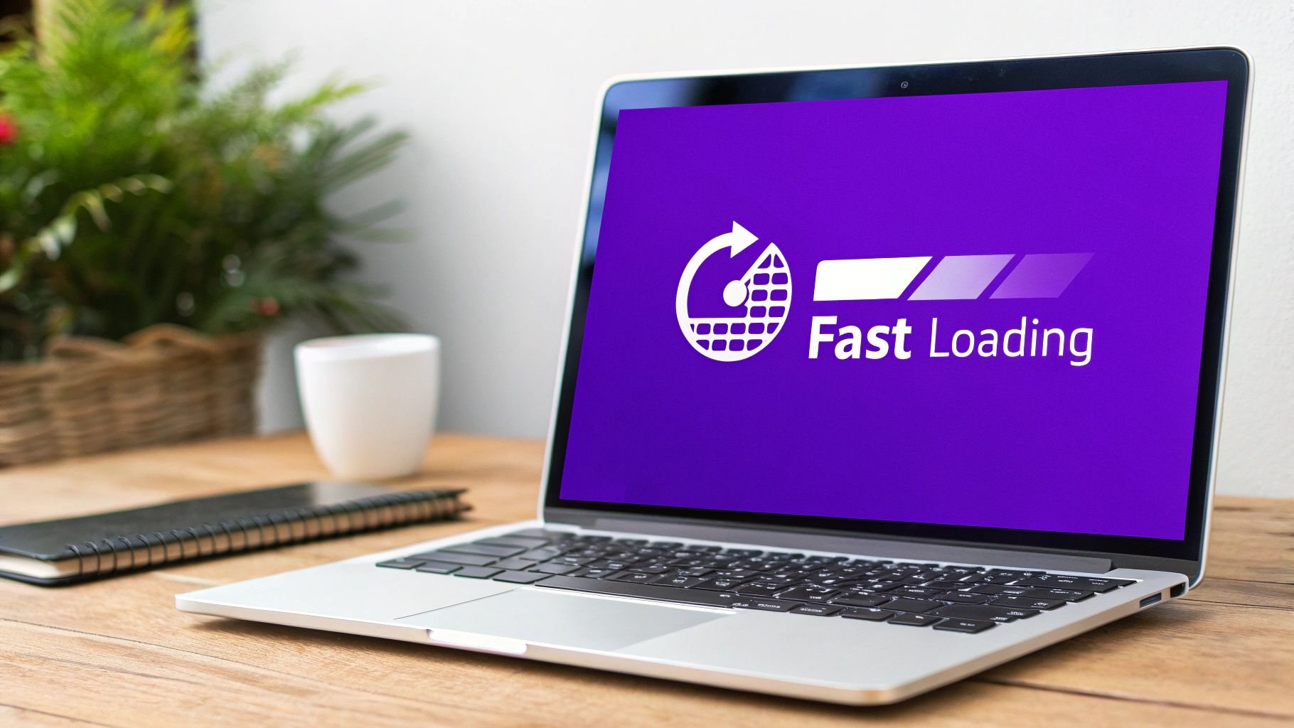Infographic showing key data about Fast Loading Speed and Performance Optimization