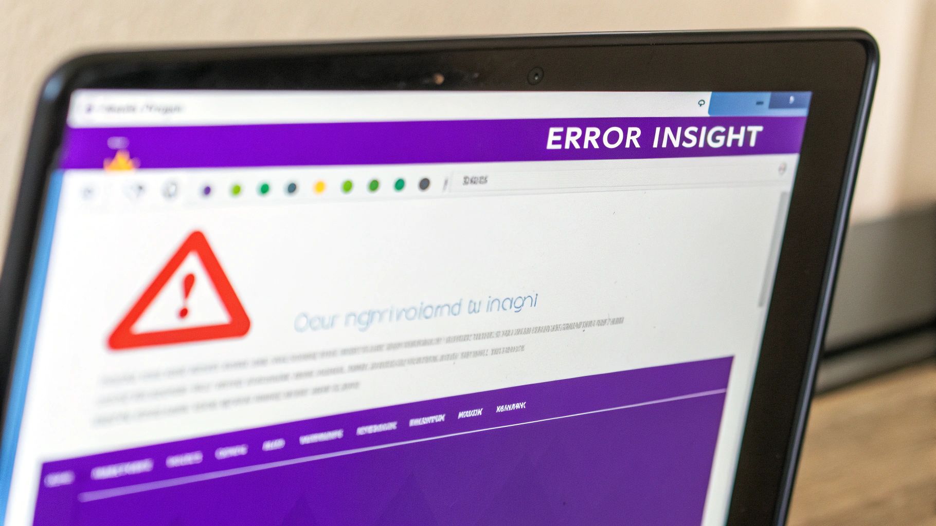 A person looking thoughtfully at a computer screen displaying code and error messages.