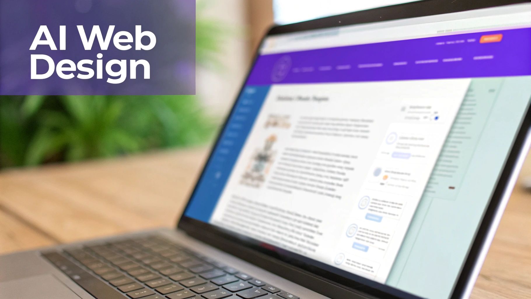 A futuristic, abstract image representing AI and neural networks.