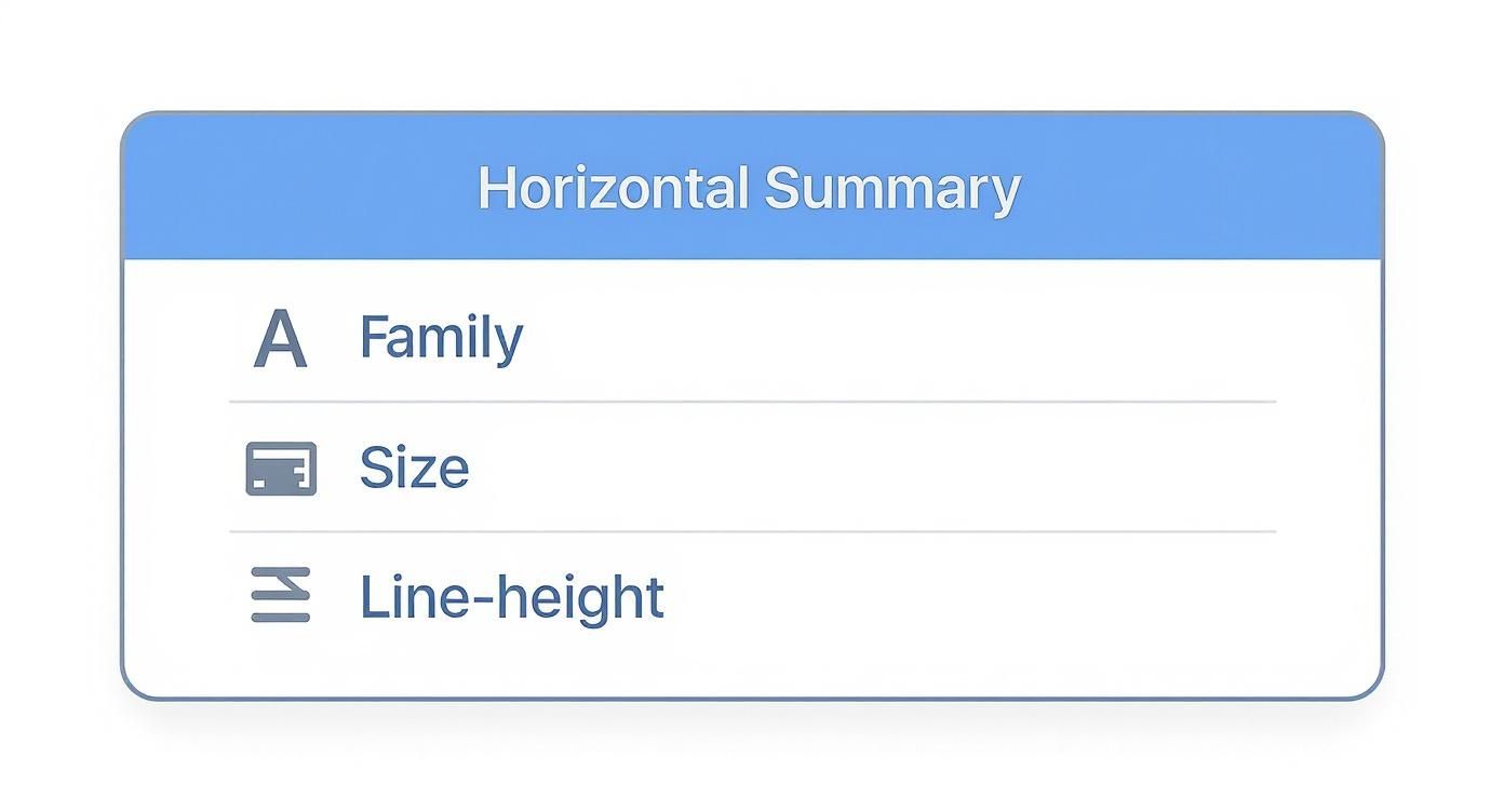 Infographic about how to check font on website