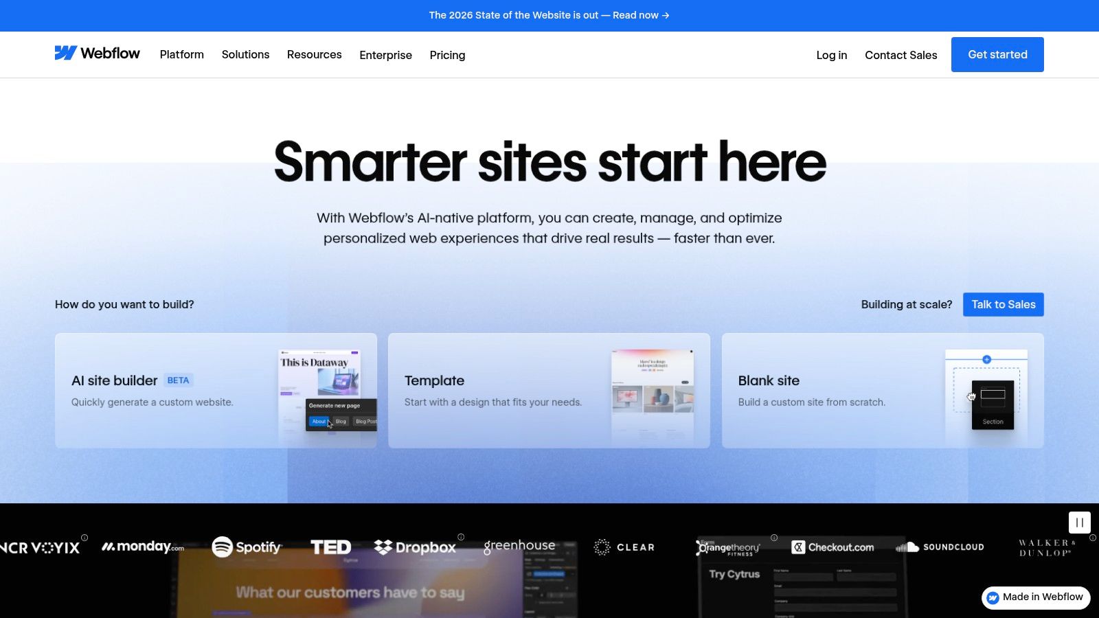 Webflow – Templates, Cloneables and Inspiration (Parallax)