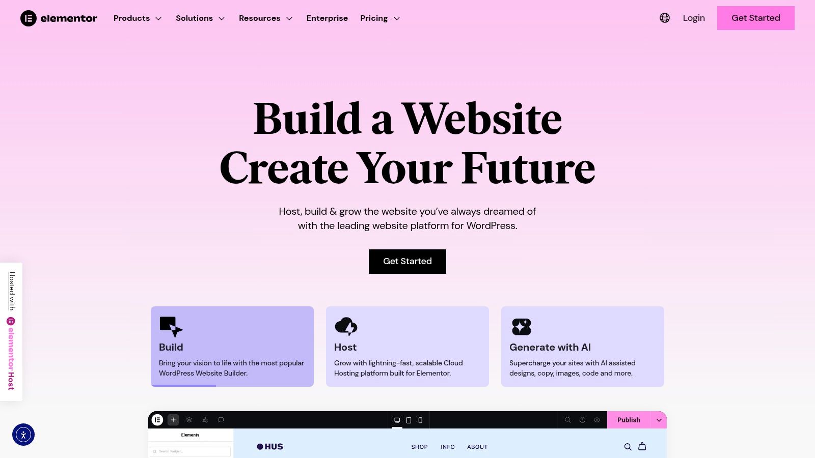 Elementor (WordPress) – Motion Effects + Templates
