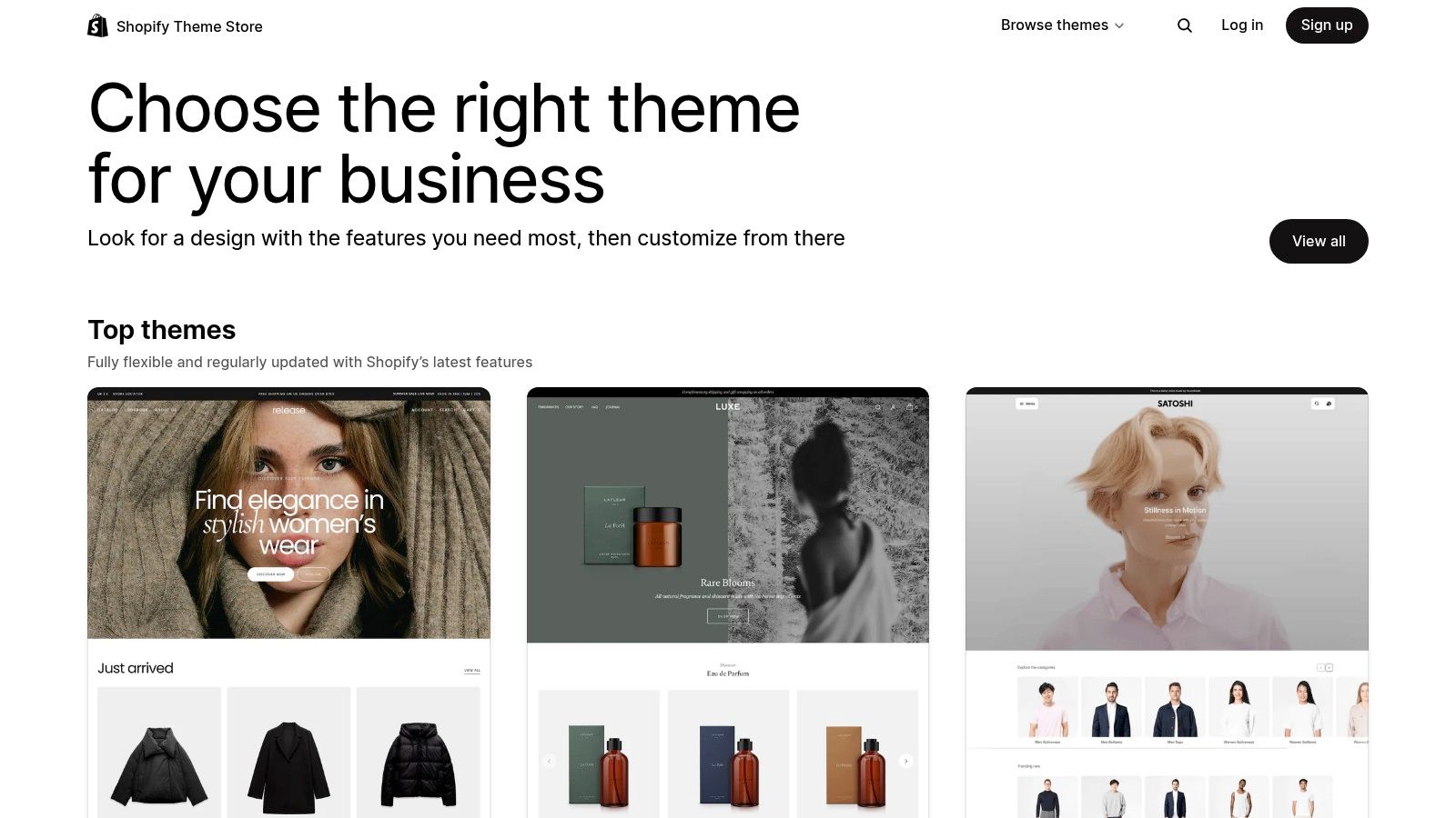 Shopify Theme Store