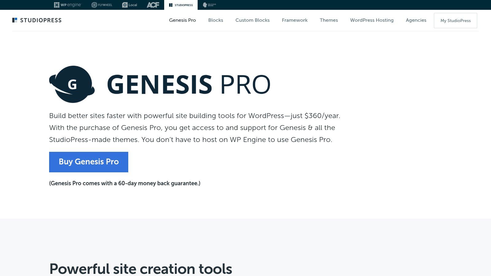 StudioPress (Genesis Pro)