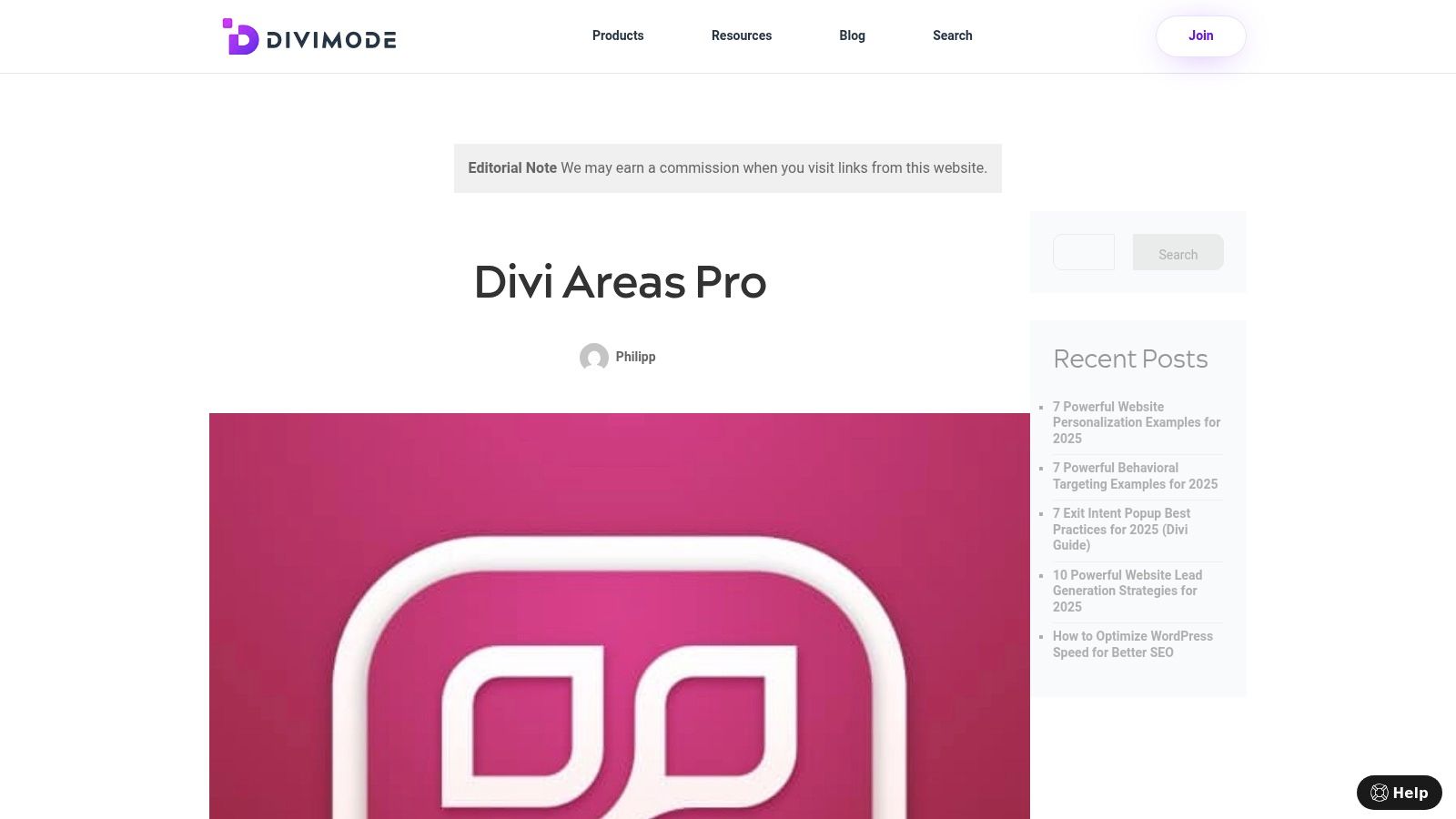 Divi Areas Pro tooltips being configured in the Divi builder interface