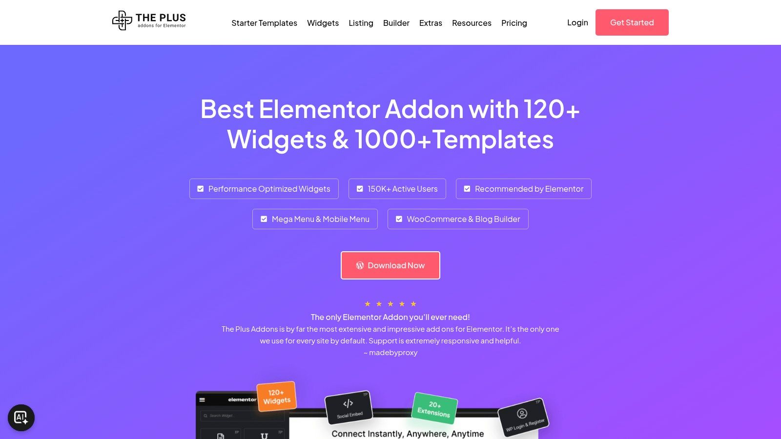 The Plus Addons for Elementor Mega Menu Builder