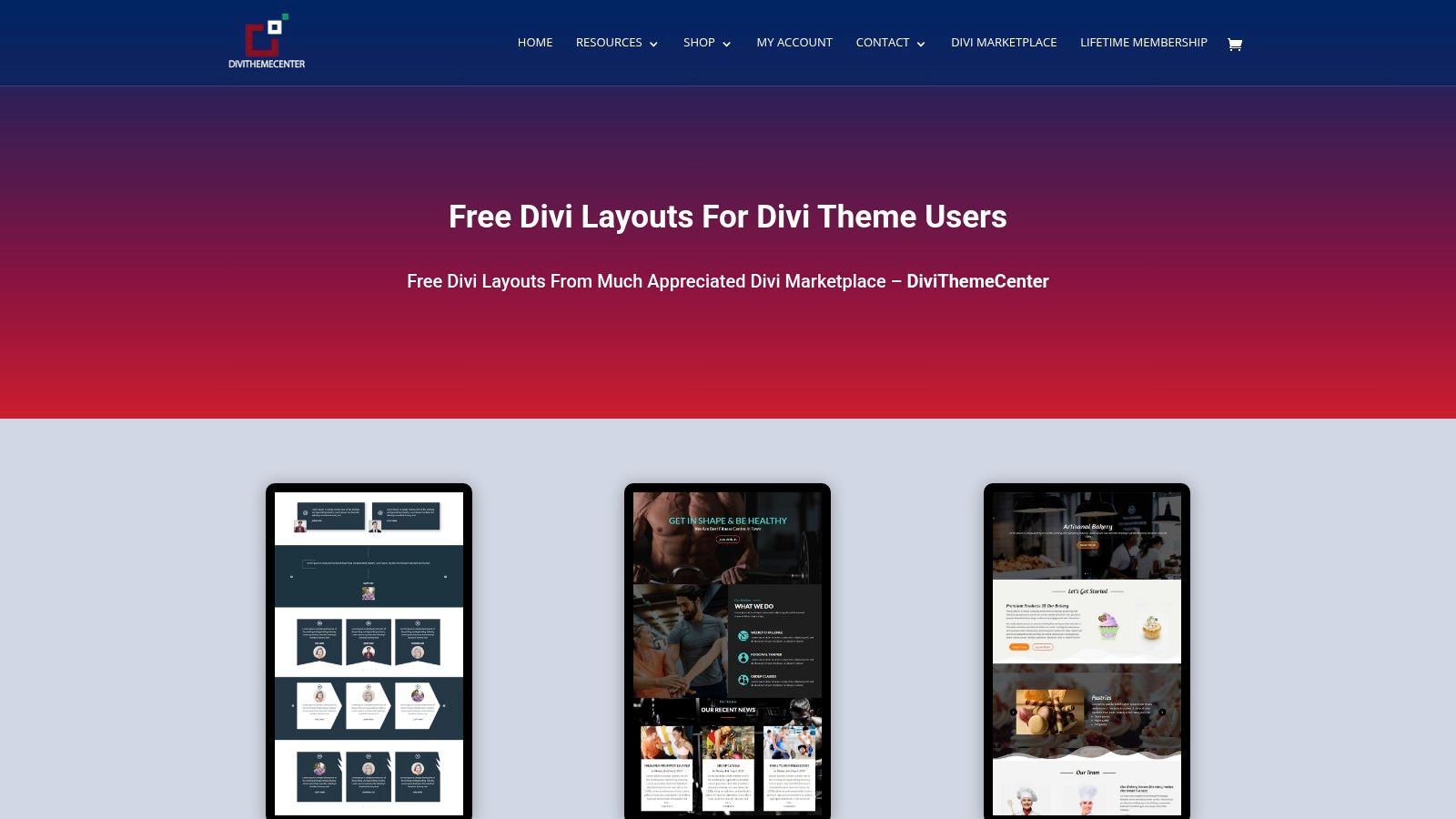 Divi Theme Center (Freebies)
