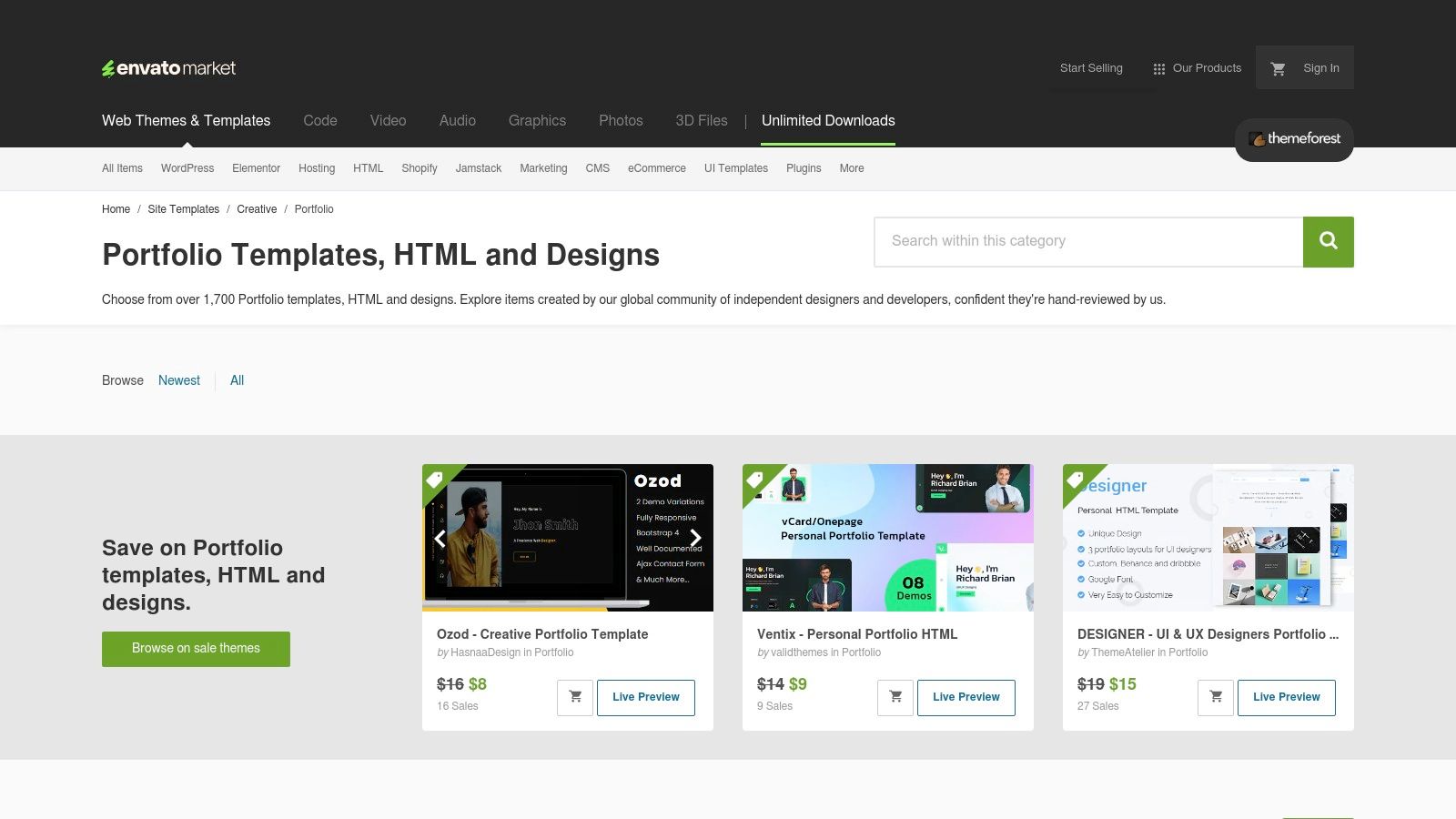 ThemeForest (Envato Market)