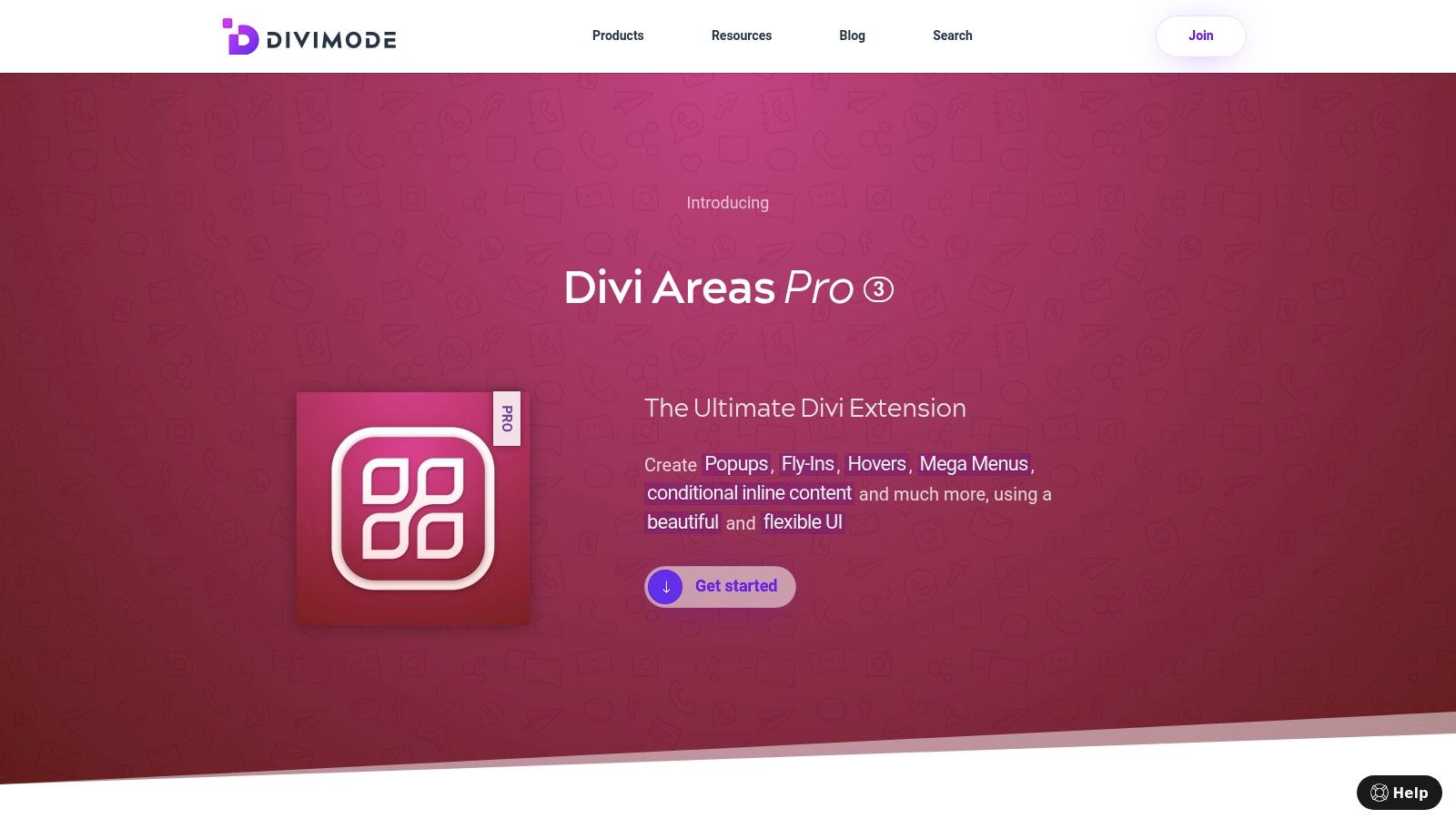 Divi Areas Pro interface showing its integration with the Divi Builder environment.
