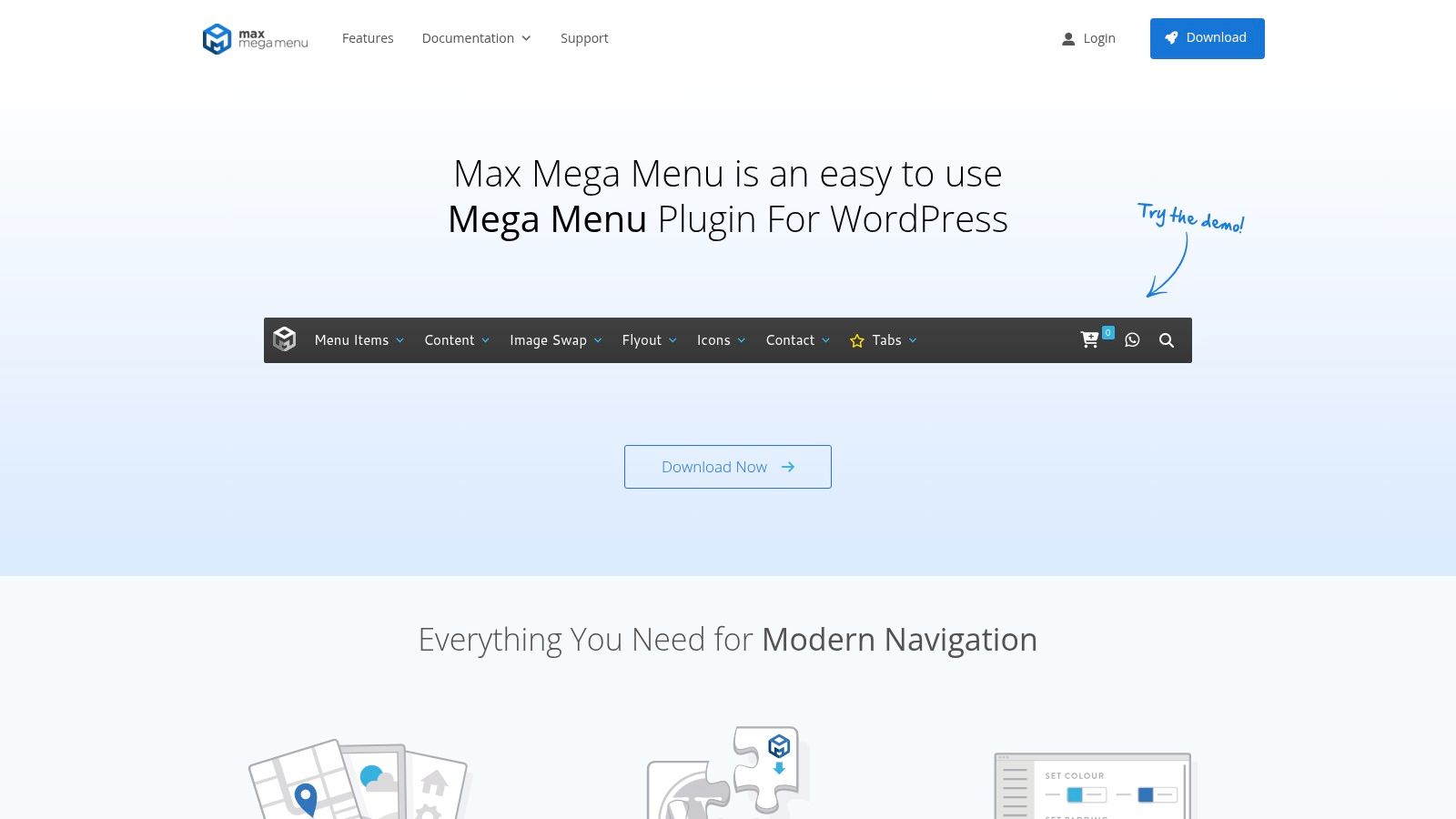Max Mega Menu (official site)