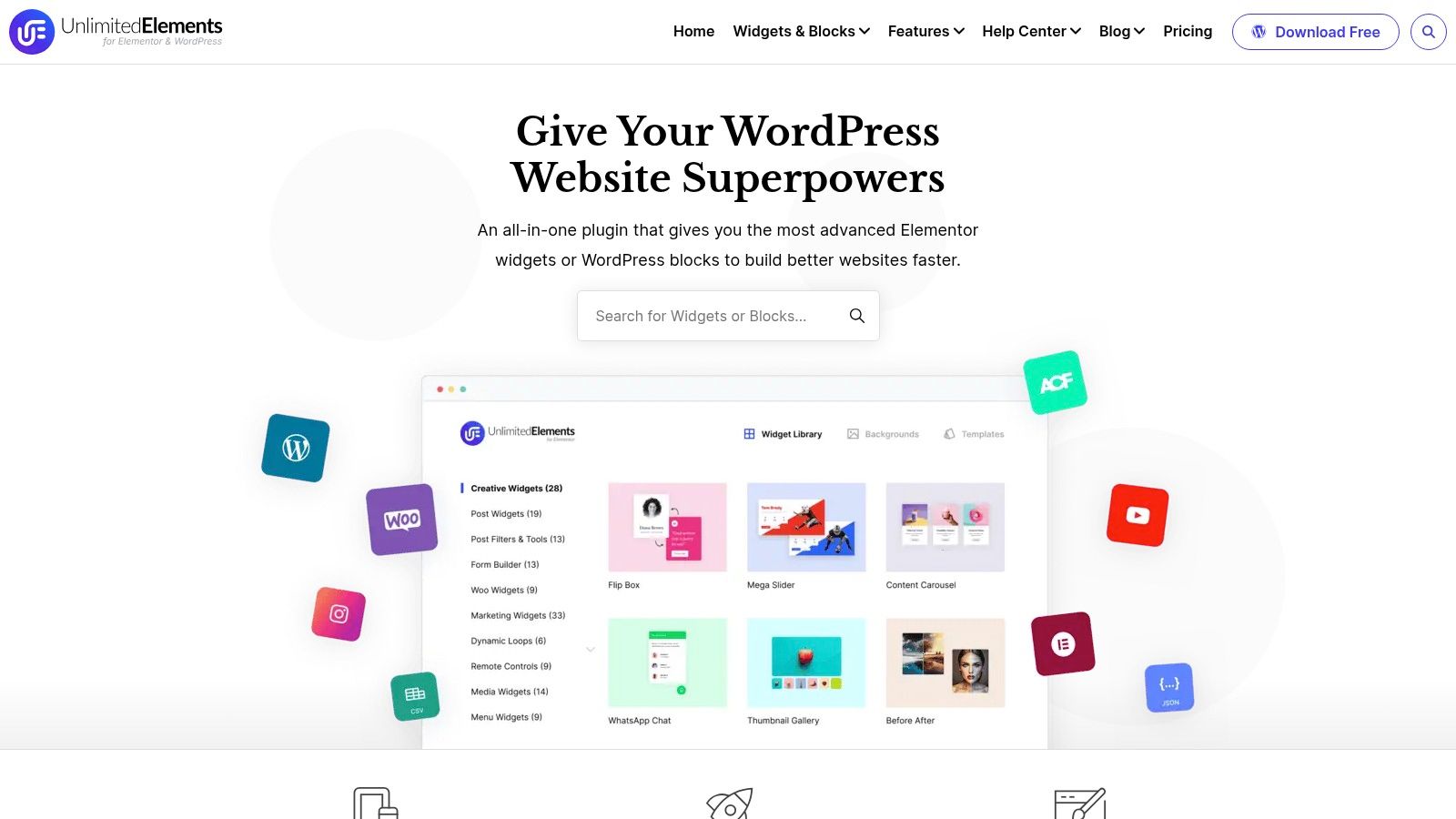 Unlimited Elements for Elementor