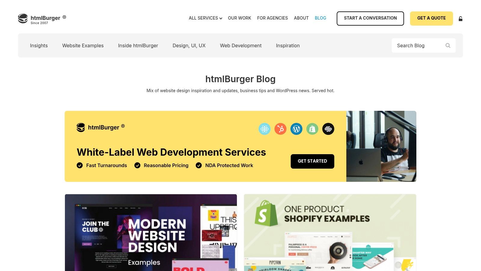 HTMLBurger Blog