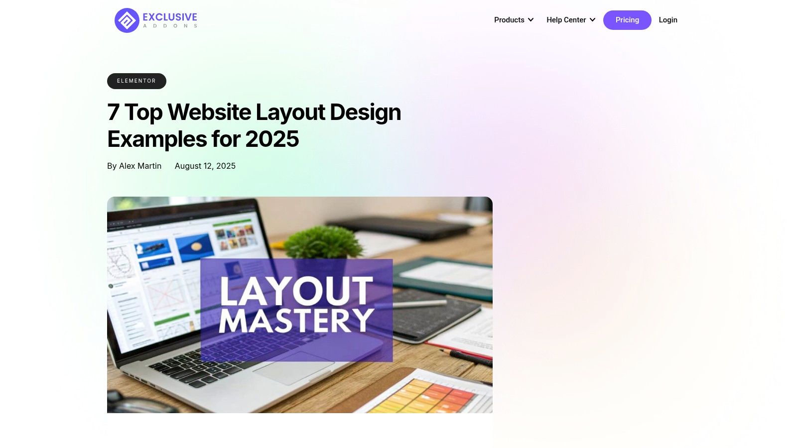 7 Top Website Layout Design Examples for 2025
