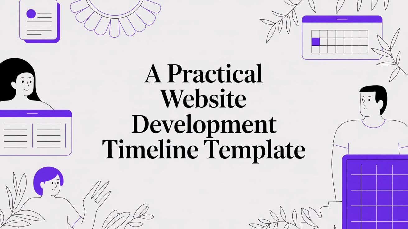 A Practical Website Development Timeline Template