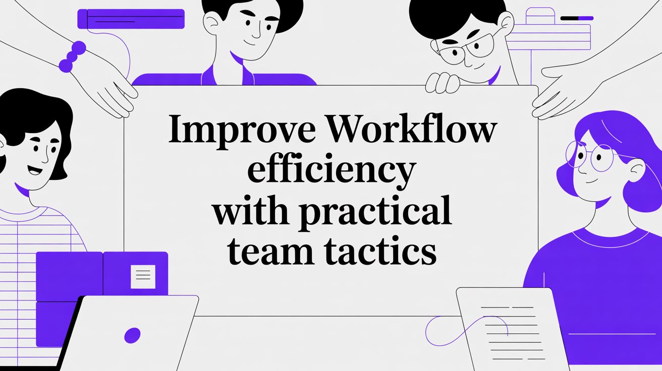 Improve Workflow Efficiency With Practical Team Tactics