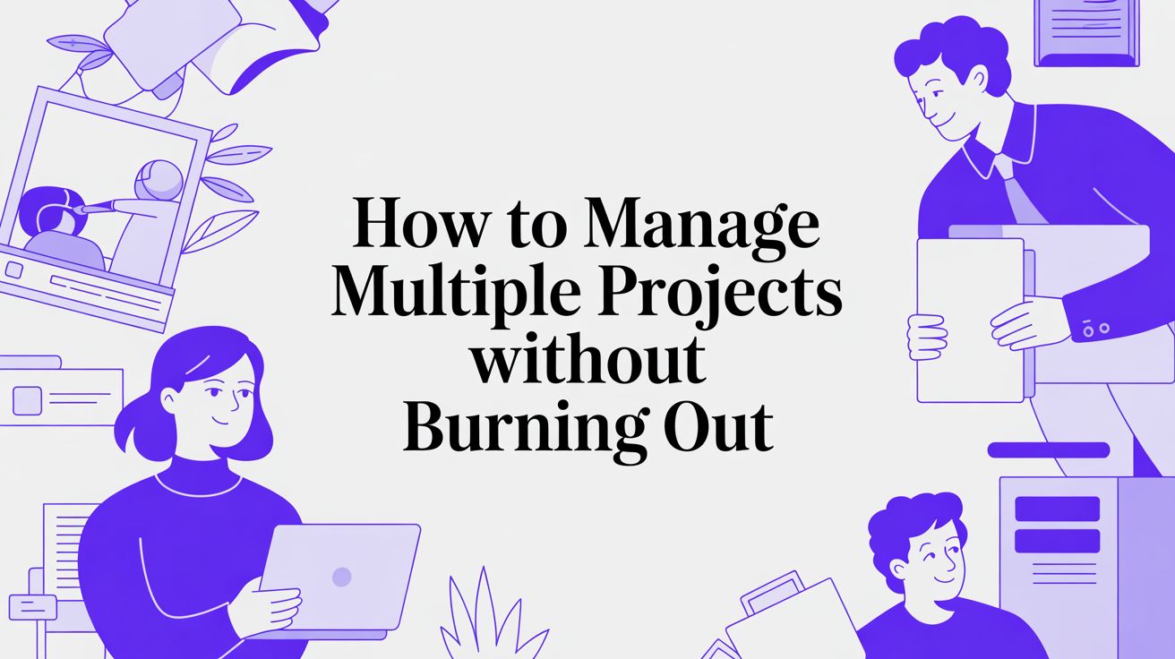 How to Manage Multiple Projects Without Burning Out