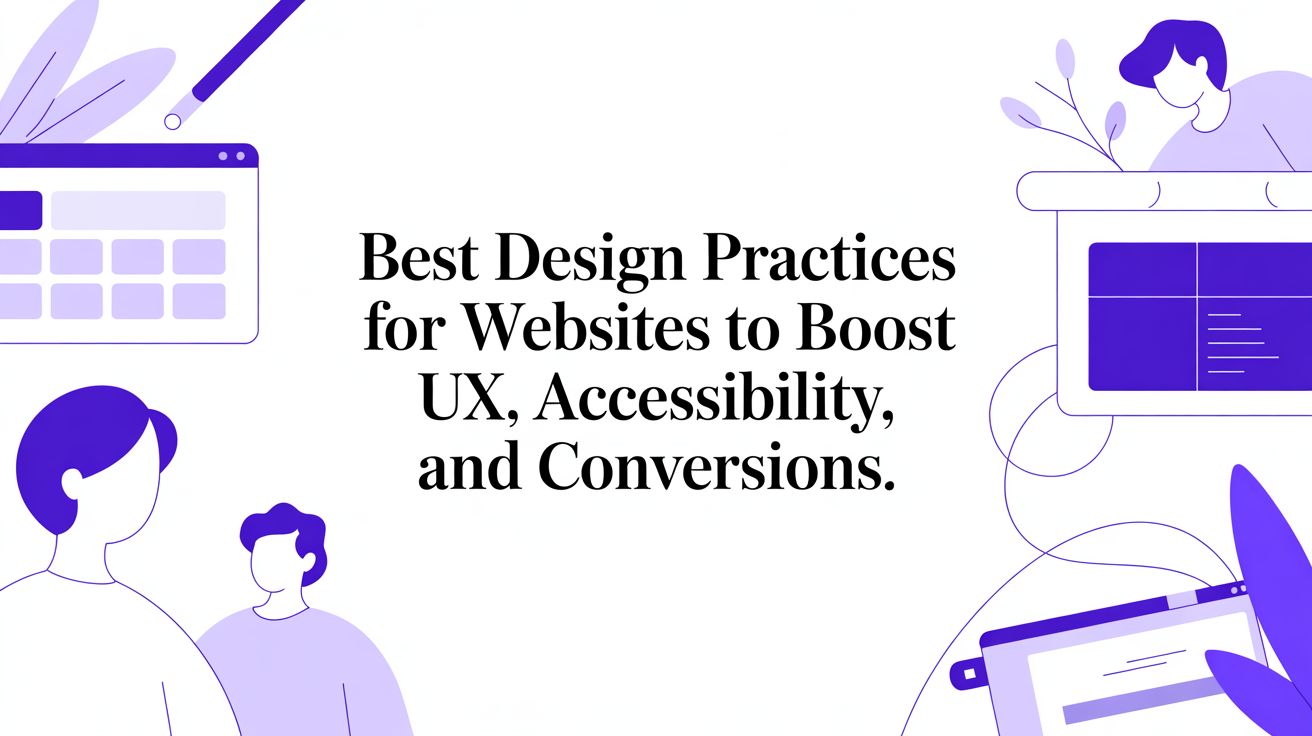 Best design practices for websites to boost UX, accessibility, and conversions