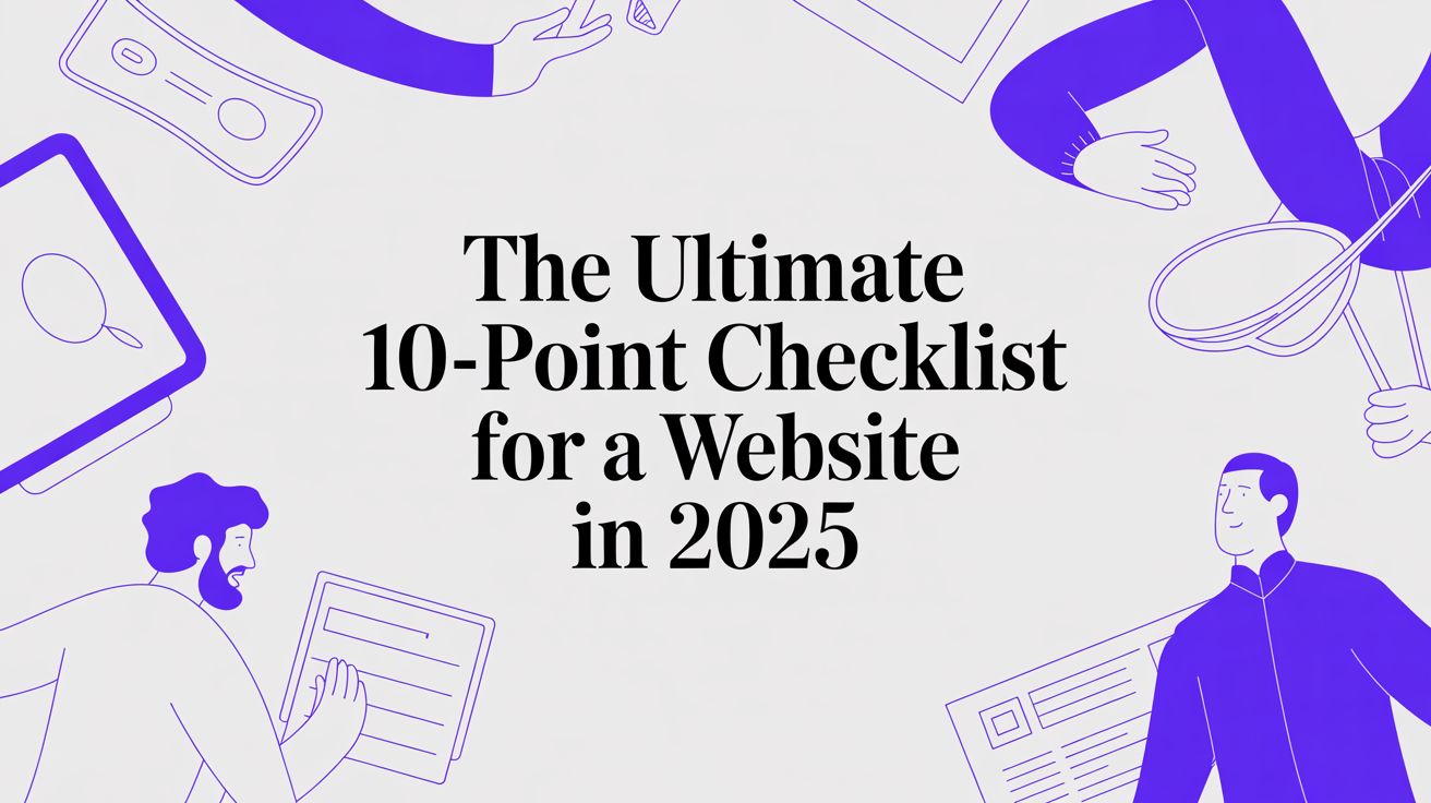 The Ultimate 10-Point Checklist for a Website in 2025