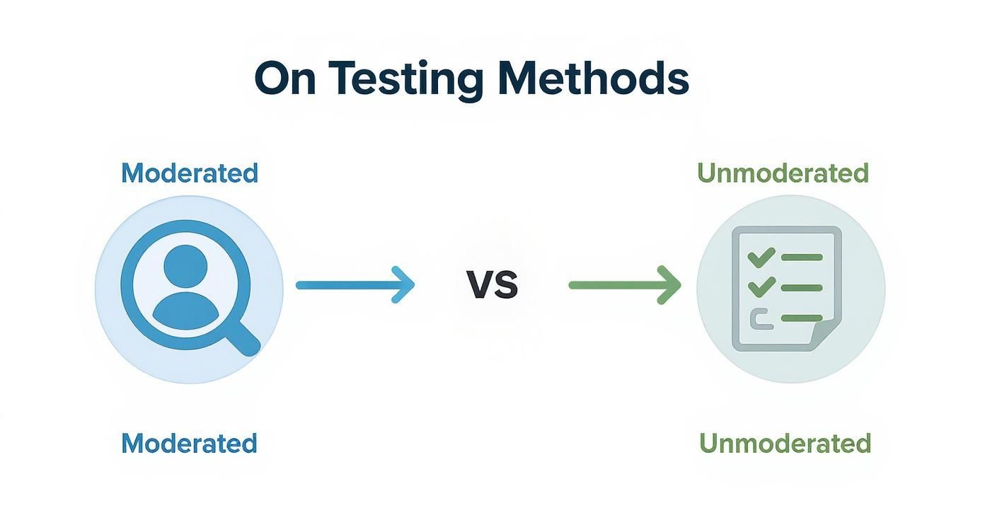 Infographic about web usability testing