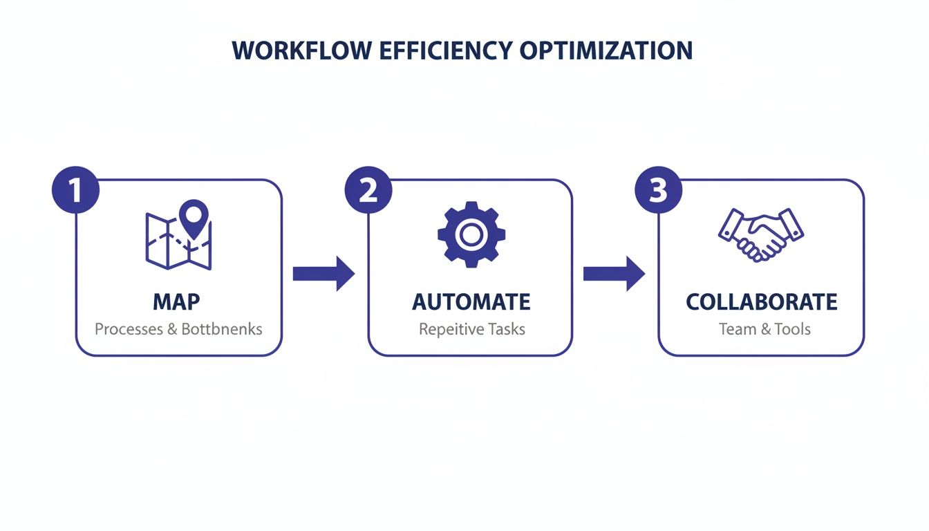 Infographic about improve workflow efficiency