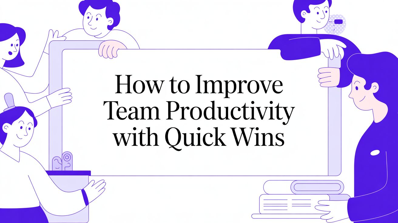 How to Improve Team Productivity with Quick Wins