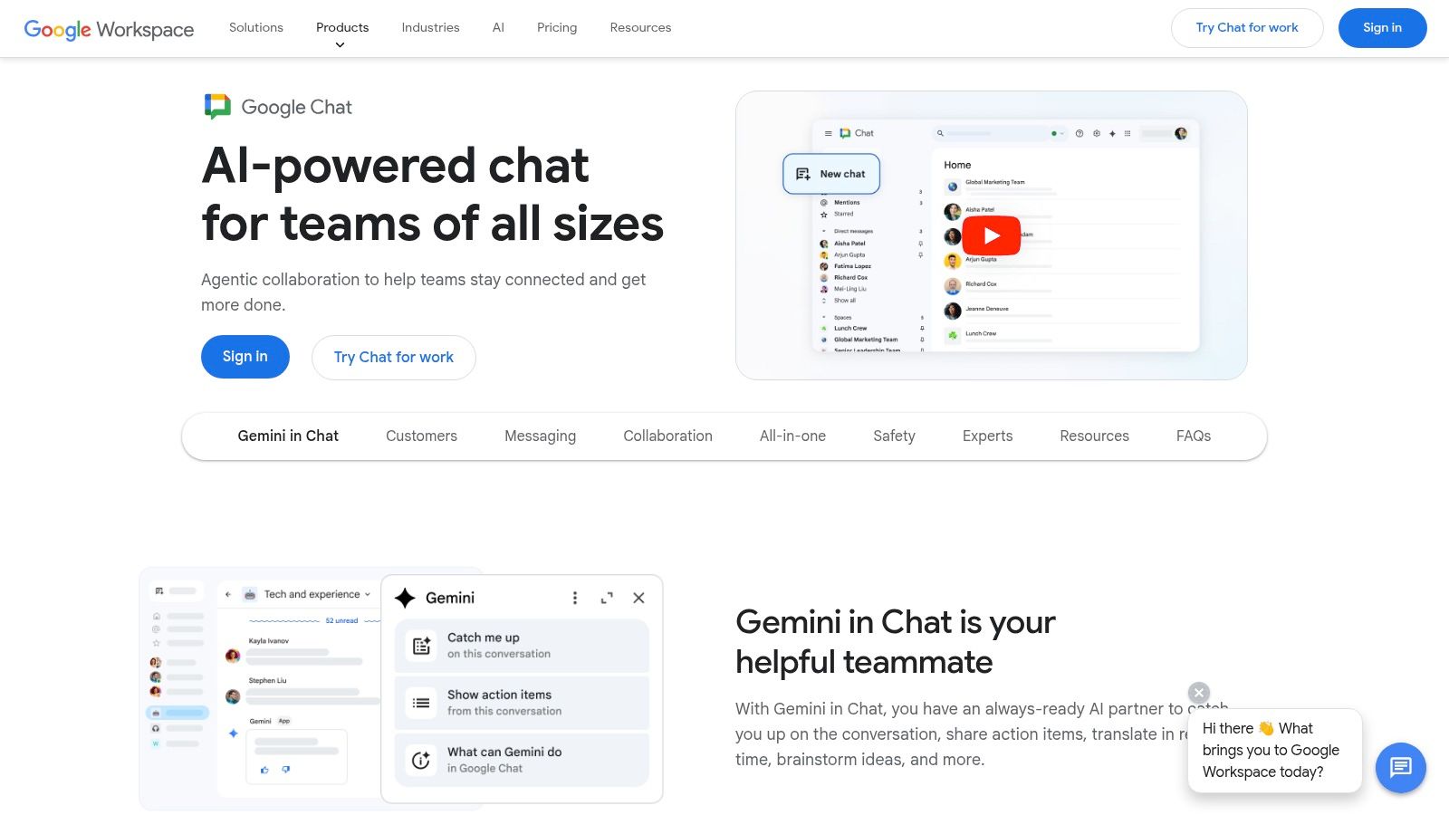 Google Chat (in Google Workspace)