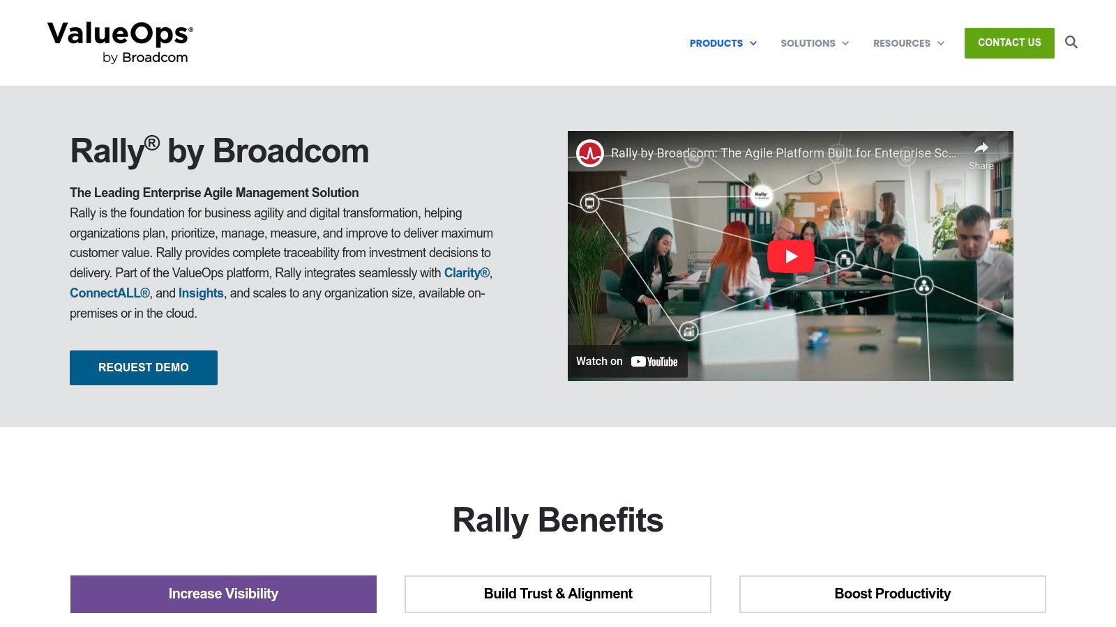 Broadcom Rally Software (formerly CA Agile Central)