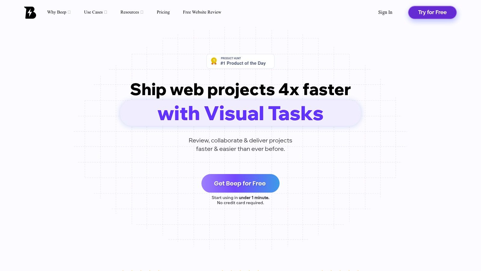 Beep visual task management software for teams