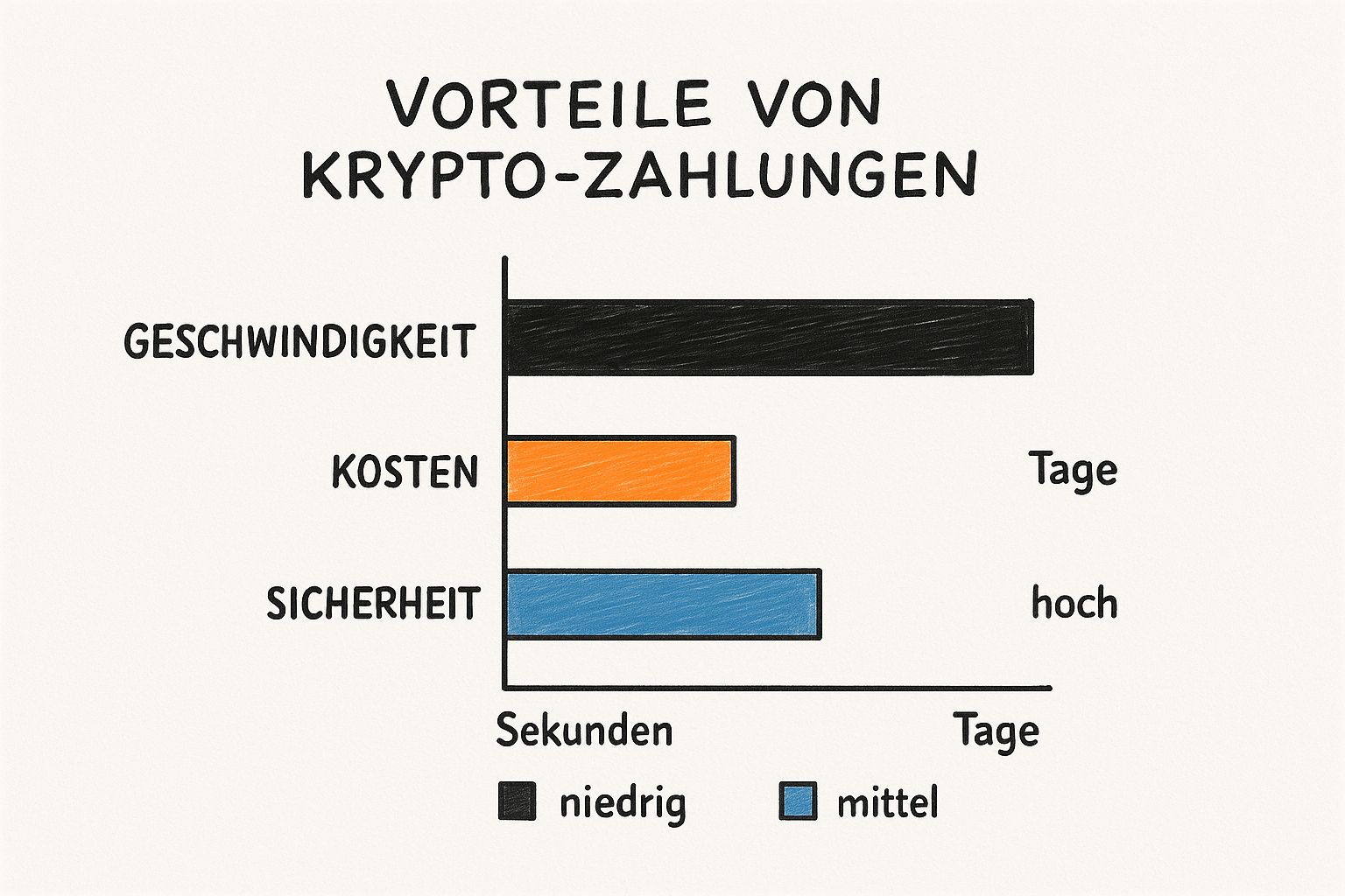 Infographic about mit krypto bezahlen deutschland