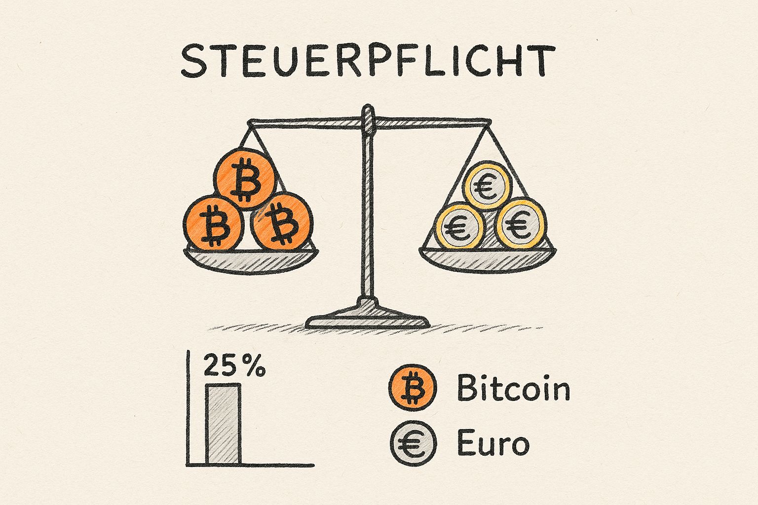 Infographic about krypto steuererklärung