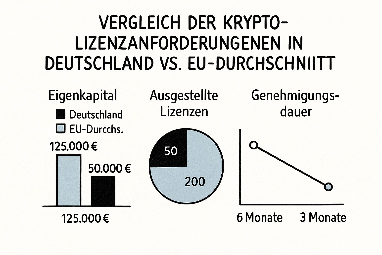 Infographic about krypto regulierung deutschland