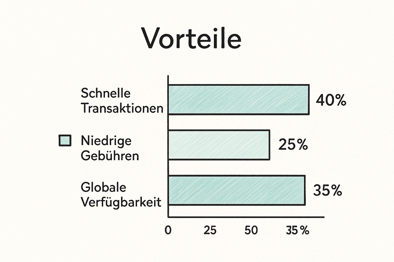Infographic about mit krypto bezahlen