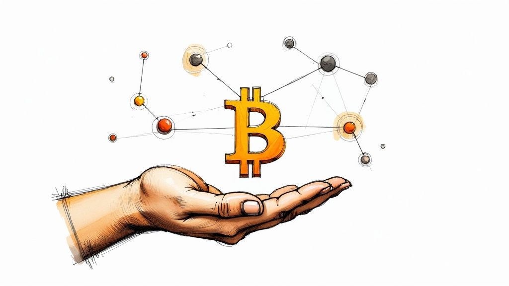 Ein Diagramm, das einen Aufwärtstrend zeigt, symbolisiert das wachsende Interesse am Kryptohandel in Deutschland.