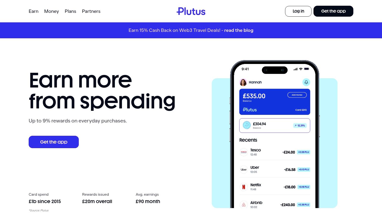 Plutus Visa Debit Card