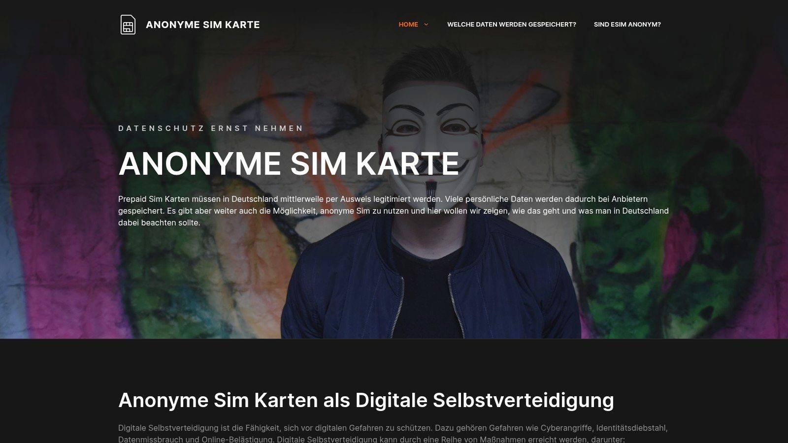 Anonyme-Sim-Karte.com
