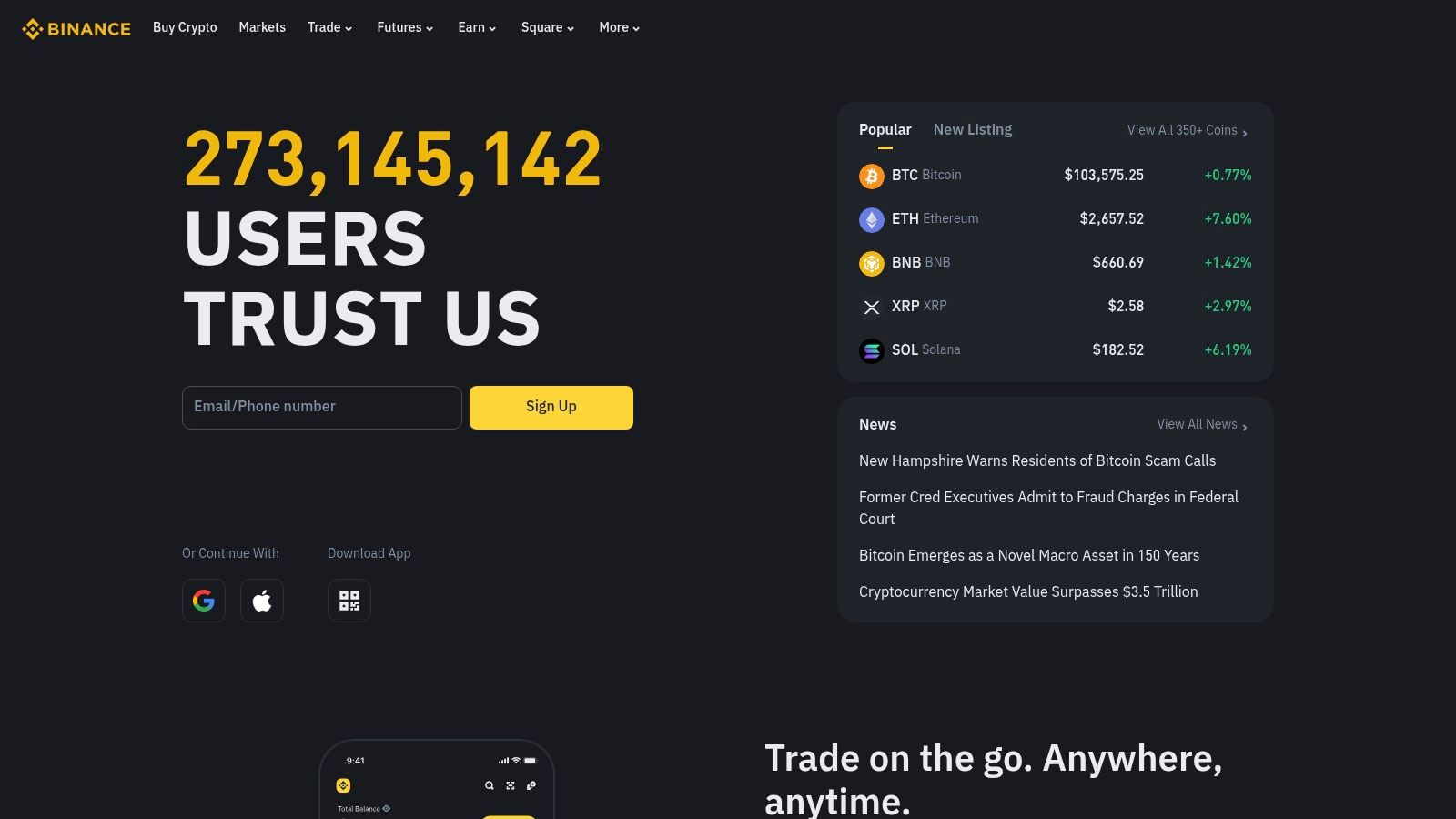 Binance Visa Card