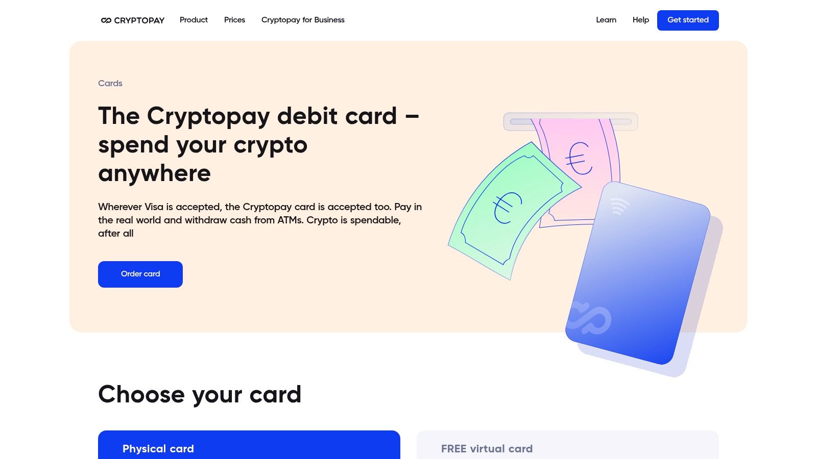 Cryptopay Bitcoin Card